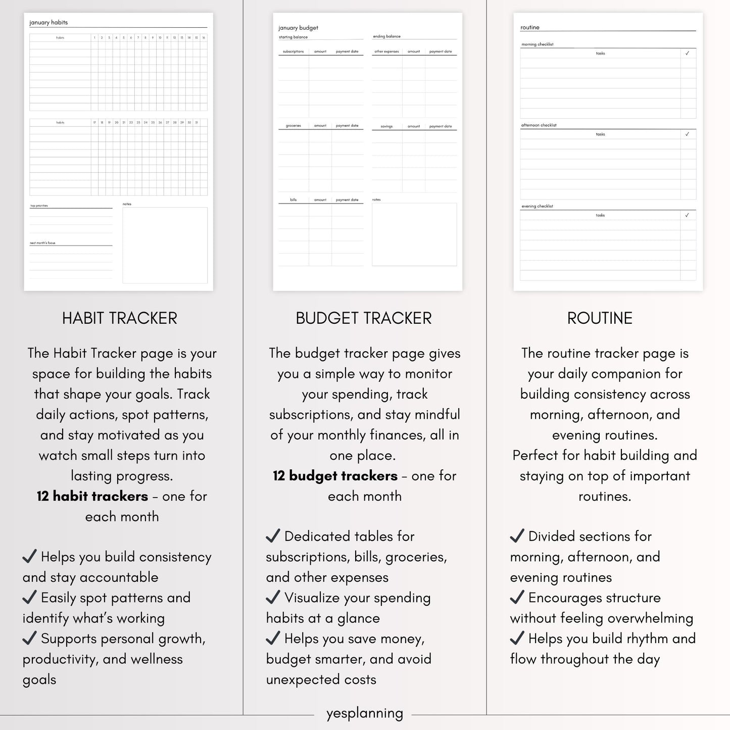 Mocha Digital Planner for GoodNotes: Hyperlinked iPad Organizer (PDF Download
