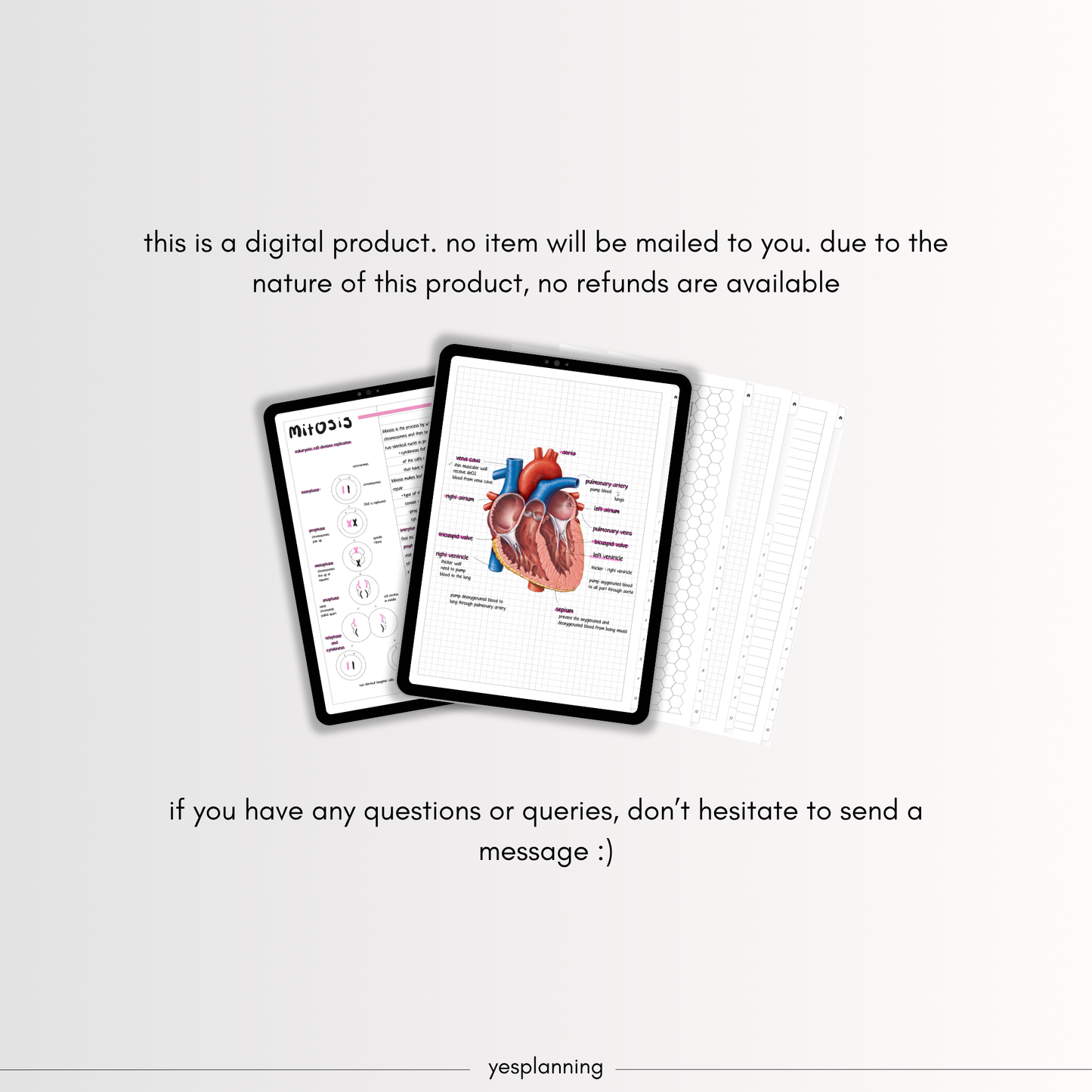 Hyperlinked Digital Student Notebook: GoodNotes, Notability Compatible (PDF File)